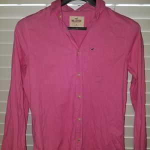 Mens long sleeve hollister button down